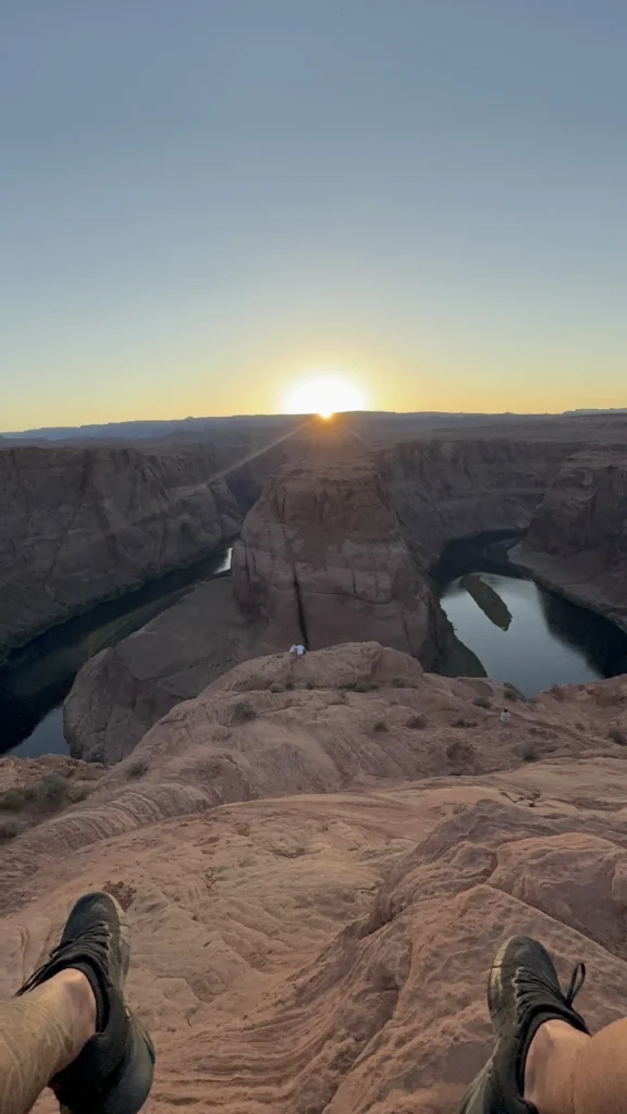 horseshoe bend portrait